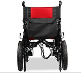 Lightweight Foldable Electric Wheelchair with Lithium Battery Power Chair - Red