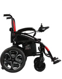 Lightweight Foldable Electric Wheelchair with Lithium Battery Power Chair - Red