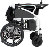 Lightweight Foldable Electric Wheelchair with Lithium Battery Power Chair - Red