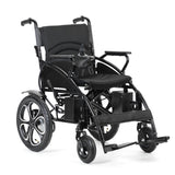 Fauteuil roulant électrique avec batterie au lithium, fauteuil roulant électrique à commande automatique et manuelle 