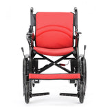 Fauteuil roulant électrique pliable léger avec batterie au lithium - Rouge 