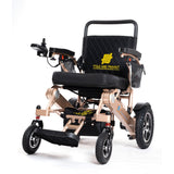 Fold And Travel Lightweight Foldable Remote Control Portable Electric Power Wheelchairs