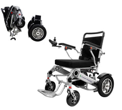 Folding Heavy Duty Electric Wheelchair - 400 lbs - 500W - 14Miles