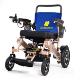 Fold And Travel Lightweight Foldable Remote Control Portable Electric Power Wheelchairs