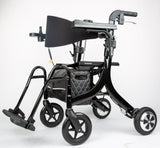 Automated Rollator Walker Wheelchair Combo All in One