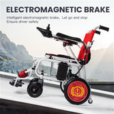 Lightweight Foldable Electric Wheelchair Portable Economic