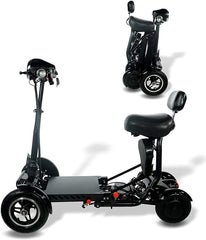 Mobility Scooter Cruiser City Hopper 3 Wheels 4 Wheel Scooter Medical ( BLACK )