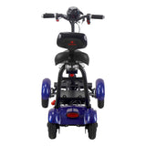 Electric Mobility Scooter Cruiser City Hopper 3 Wheel 4 Wheel Scooter Medical ( BLUE )