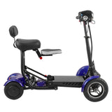 Electric Mobility Scooter Cruiser City Hopper 3 Wheel 4 Wheel Scooter Medical ( BLUE )