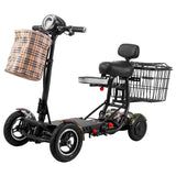 Mobility Scooter Cruiser City Hopper 3 Wheels 4 Wheel Scooter Medical ( BLACK )